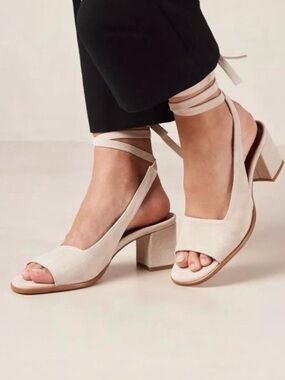 ALOHAS lille leather wrap sandals shoes size 8.5